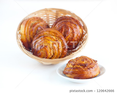 Freshly baked bun Freshly baked bun 120642666