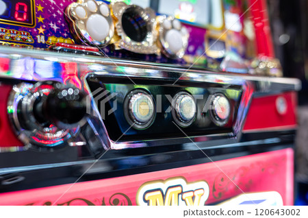 Slot machines, gaming machines, pachinko parlors 120643002