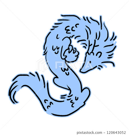 Simple and cute dragon illustration Simple and cute dragon illustration 120643052