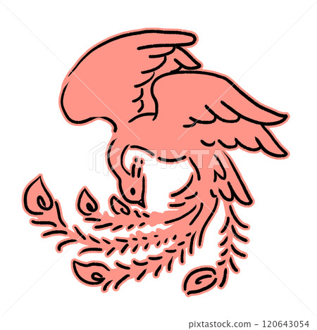 A simple and cute illustration of Suzaku 120643054