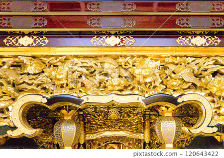 佛壇裝飾金箔覆蓋 佛壇裝飾金箔覆蓋 120643422