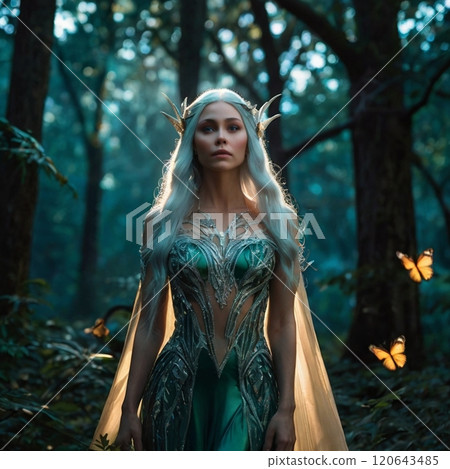 Beautiful female fairy 120643485