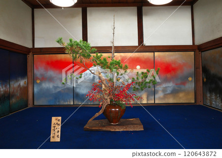 Autumn leaves of Daigo-ji Temple in Kyoto 120643872