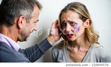 Stop domestic violence against women 120644579