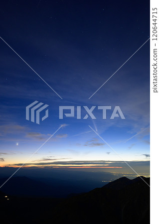 Comet Atlas at dusk 120644715