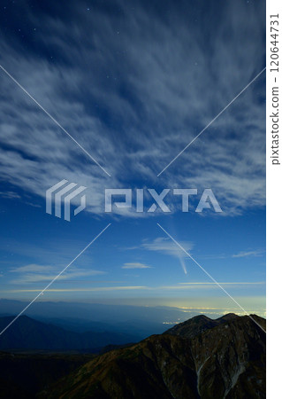 Comet Atlas at dusk 120644731