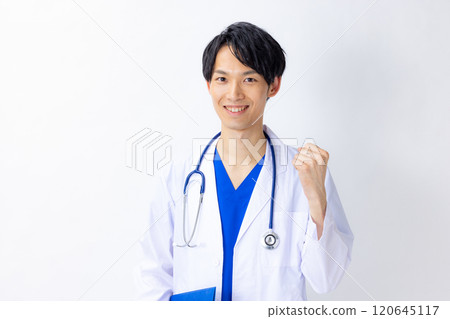 Doctor white background male Doctor white background male 120645117