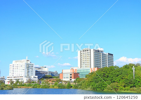 A view of Aichi Medical University Hospital in Nagakute City, Aichi Prefecture 120645250