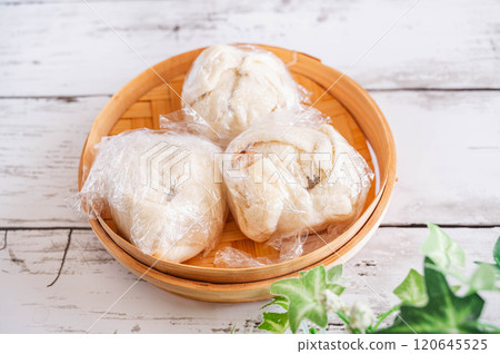 Meat bun style shumai bread 120645525