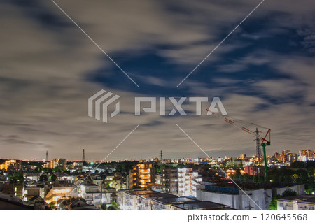 Sunrise over the residential area, sunrise, morning over the residential area, early morning, morning glow, morning sun, sun Sunrise over the residential area, sunrise, morning over the residential area, early morning, morning glow, morning sun, sun 120645568