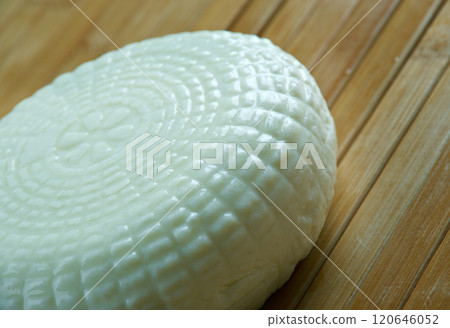 Caucasian  cheese sulguni 120646052
