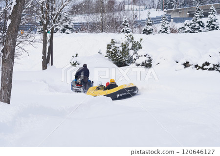 Snow rafting Snow rafting 120646127