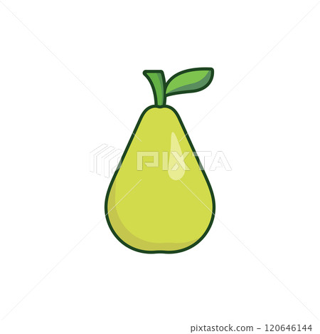 Vector Fresh Guava Fruit Illustration Logo Template. Suitable For Fruit Trading Business and Fresh Fruit Juice. Vector Fresh Guava Fruit Illustration Logo Template. Suitable For Fruit Trading Business and Fresh Fruit Juice. 120646144