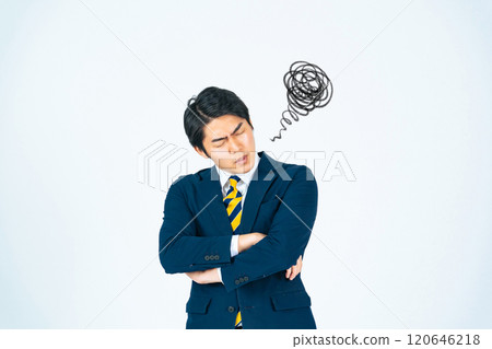 沮喪的男性商務人士 120646218