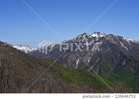Mountains seen from Mt. Tanigawa 120646753
