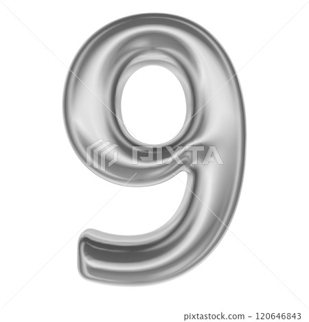 golden letter with black 3d 120646843