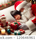Santa Claus delivering presents 5 120646961