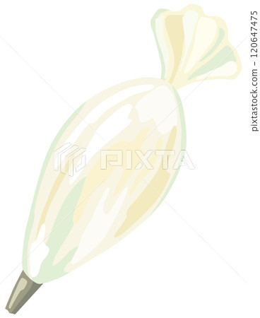 Pastry bag, baking, kitchen utensils, vector material 120647475