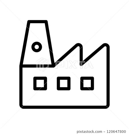 This is a Nice Industry Factory Icon Design 120647800