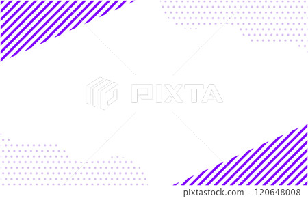 Pop geometric pattern background material 16 Purple retro style frame Pop geometric pattern background material 16 Purple retro style frame 120648008