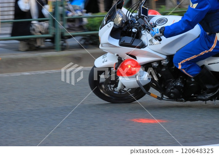 Police motorcycle traffic police 120648325