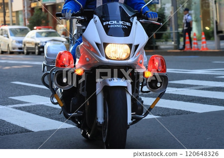 Police motorcycle traffic police 120648326