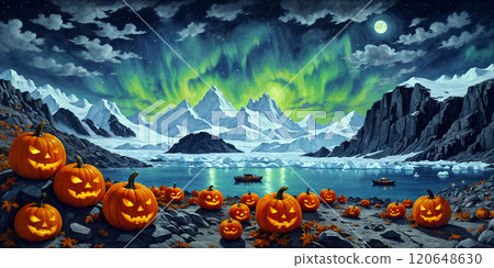 halloween, pumpkin, moon 120648630