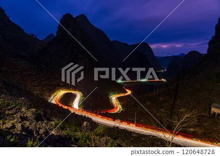 Spring landscape in Ha Giang - Northern mountainous province of Vietnam Spring landscape in Ha Giang - Northern mountainous province of Vietnam 120648728