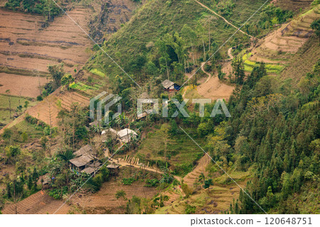 Spring landscape in Ha Giang - Northern mountainous province of Vietnam Spring landscape in Ha Giang - Northern mountainous province of Vietnam 120648751