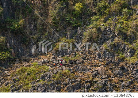 Spring landscape in Ha Giang - Northern mountainous province of Vietnam Spring landscape in Ha Giang - Northern mountainous province of Vietnam 120648763