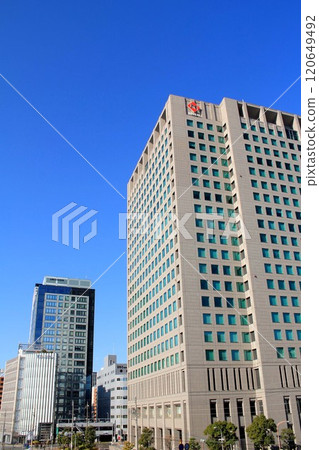 High-rise buildings in the Shin-Osaka area 120649492