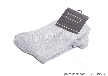 man's socks with blank label 120649537