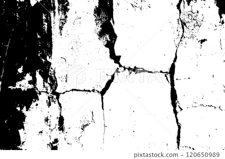 Crack background on vintage wall with broken rock effect. Rough white paper texture overlay featuring dirty scratches and grunge patterns Crack background on vintage wall with broken rock effect. Rough white paper texture overlay featuring dirty scratches and grunge patterns 120650989
