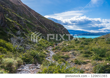 Hiking the W-Trek in Torres Del Paine 120651365