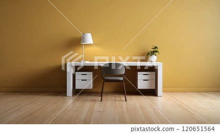 Simple living room 120651564