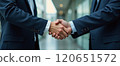 Businessman shaking hands 120651572