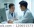 Doctors having a meeting 120651573