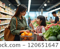 Parent and child shopping 120651647