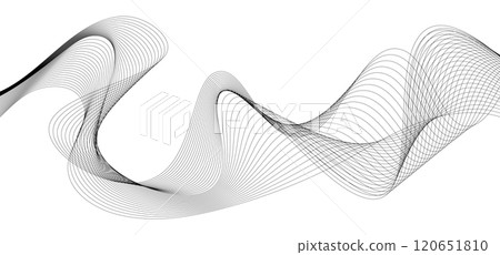 abstract curved lines of fluid motion. Vector illustration abstract curved lines of fluid motion. Vector illustration 120651810