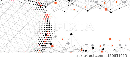 Abstract technology background with plexus effect. Abstract technology background with plexus effect. 120651913