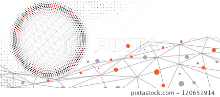 Abstract technology background with plexus effect. Abstract technology background with plexus effect. 120651914