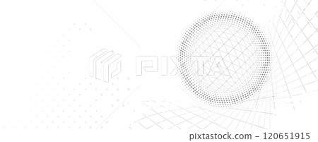 Abstract technology background with plexus effect. Abstract technology background with plexus effect. 120651915