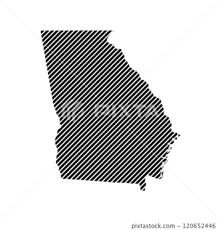 Georgia Map Icon 120652446