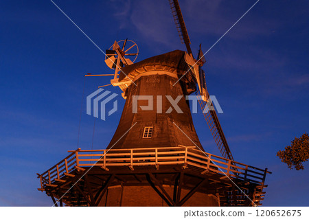 Greetsiel village at the north sea in germany Greetsiel village at the north sea in germany 120652675