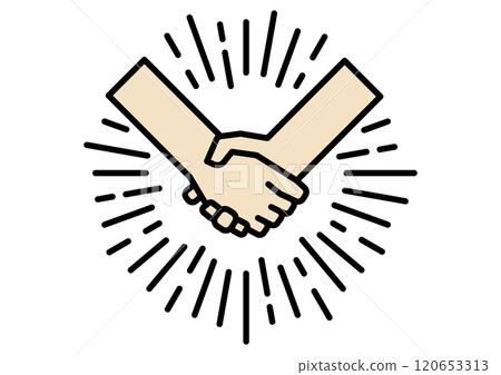 Handshake icon Handshake icon 120653313