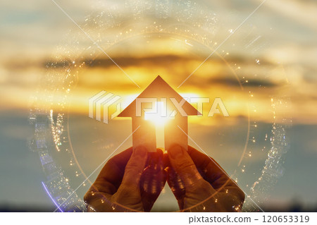 The house of faith is the light of hope. 120653319