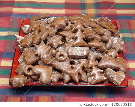 Christmas gingerbread cakes 120653518