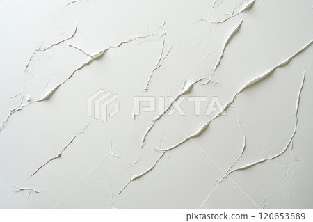 Abstract White Textured Plaster Surface 120653889