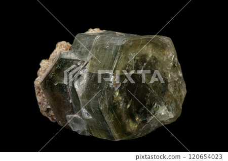 macro mineral stone Apatite on a black background macro mineral stone Apatite on a black background 120654023