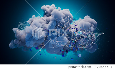 Digital Nebula: A Fusion of Smoke and Geometric Innovation Digital Nebula: A Fusion of Smoke and Geometric Innovation 120655305